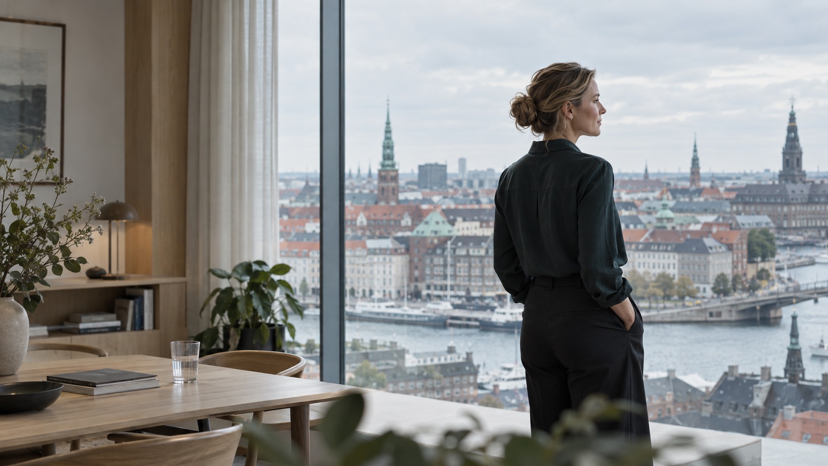 A leader looking across Copenhagen